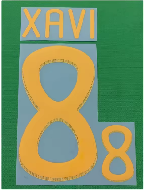 Xavi #8 World Cup 2010 Spain Home Player Size Nameset Football
