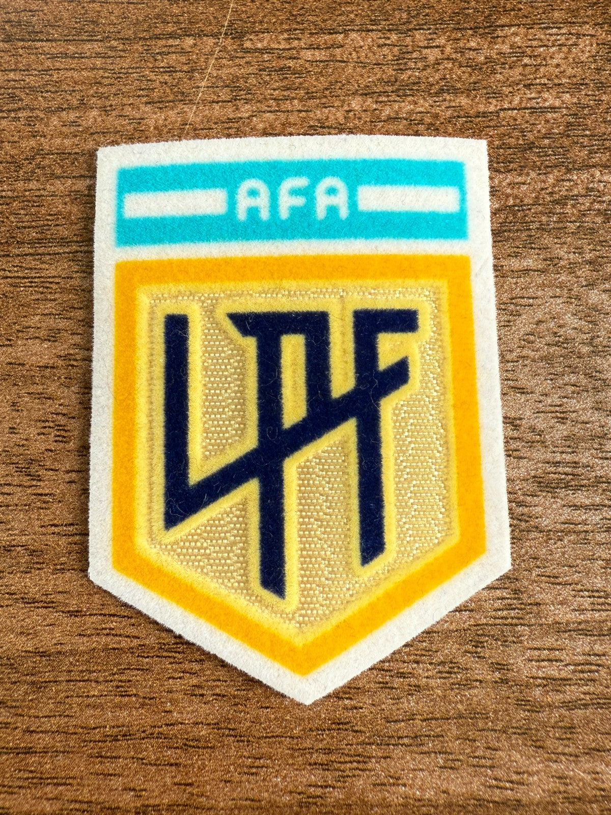 Argentina Flock Old Style Football Iron On Patch Badge