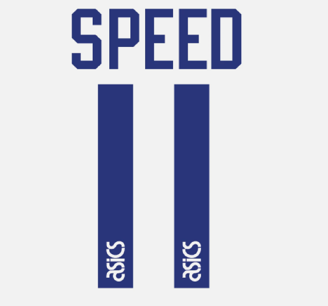 Speed 11 Leeds United 1993-1996 Home Felt Player Size Nameset