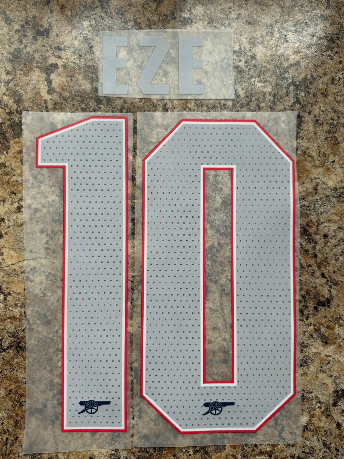 Eze #10 Arsenal Player Size Champions 2025-2026 League Nameset