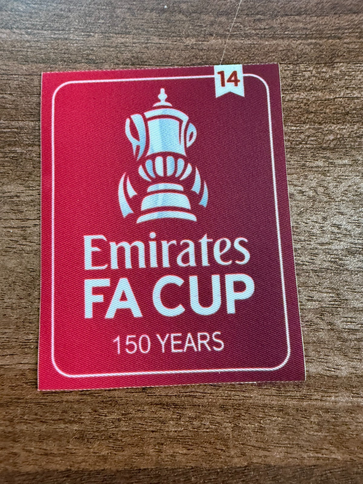 14 x Winners Arsenal Emirates Fa Cup patch player badge 2021-2022