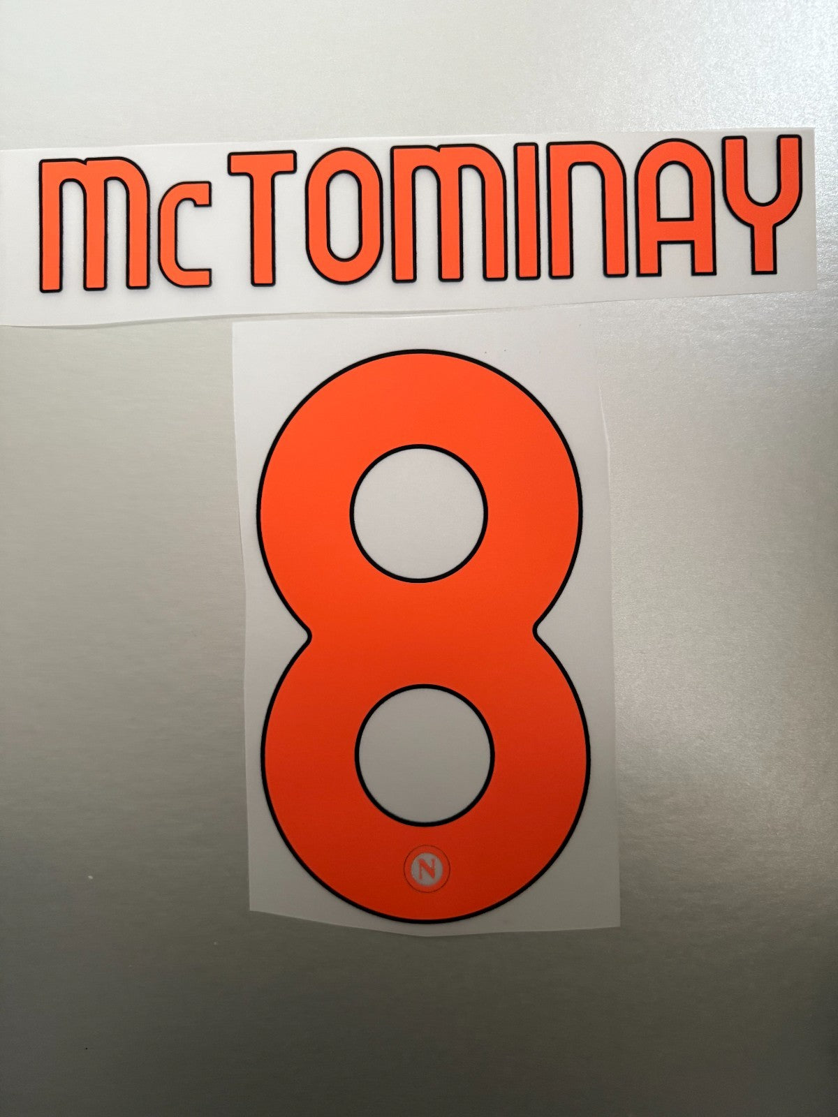 Mc Tominay #8 2025-2026 Away CL Napoli Player Size Nameset UK stock