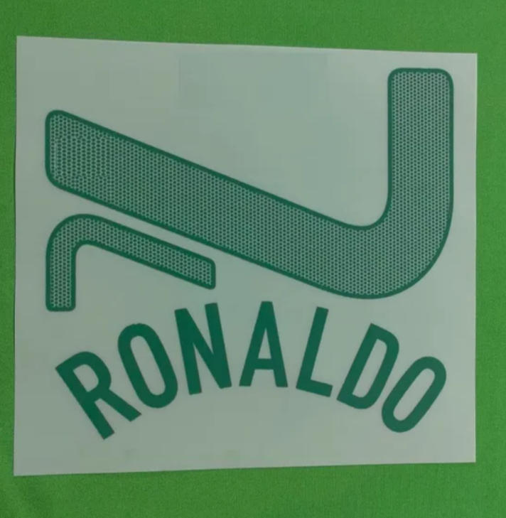 PORTUGAL Ronaldo 7 Away PLAYER SIZE World Cup 2010 Nameset