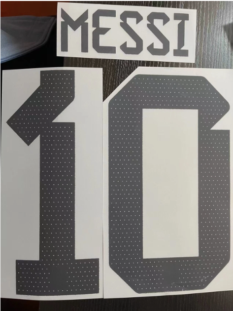 MESSI 10 ARGENTINA HOME WC 2022 NAMESET PLAYER SIZE SOCCER FOOTBALL