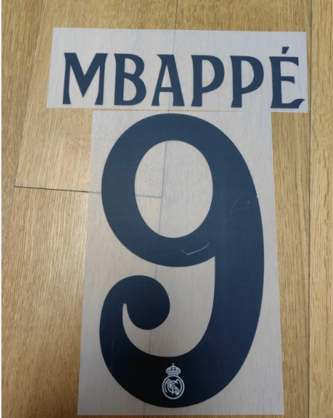 MBappe #9 2024-2025 Home Real Madrid Player Size Nameset UK stock