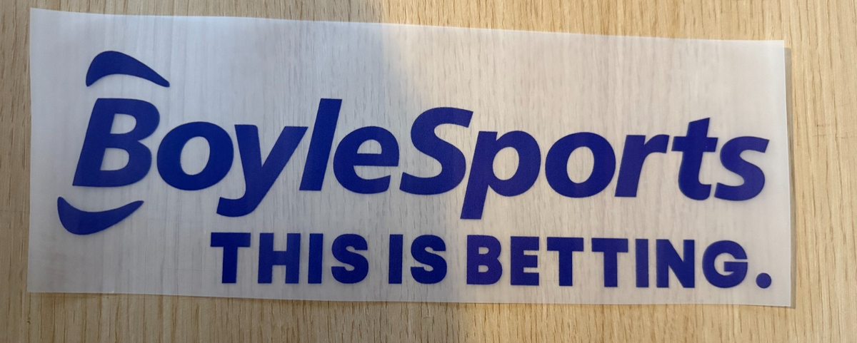 Birmingham City Sponsor Patch 19-20 Boylesports PLASTIC Repro for Football Shirt