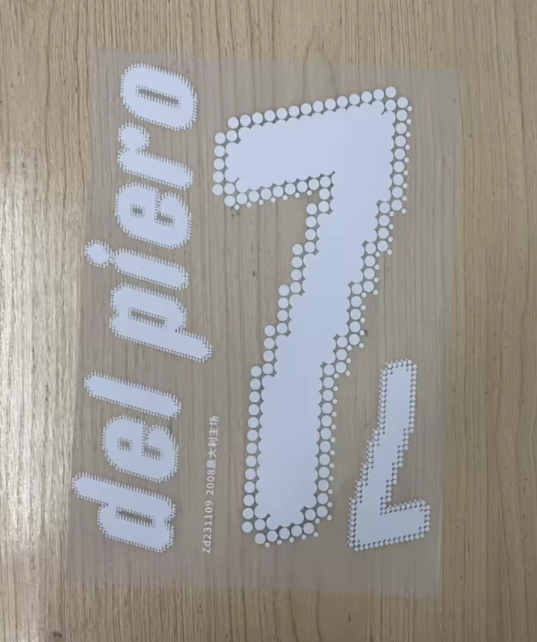 Del Piero #7 Euro 2008 Italy choose Home Player Size Nameset Football