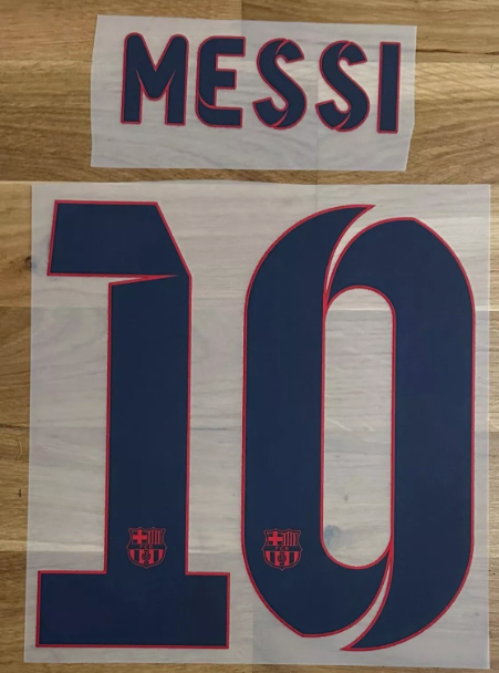 Messi 10 2013-2014 Away nameset player size football shirt