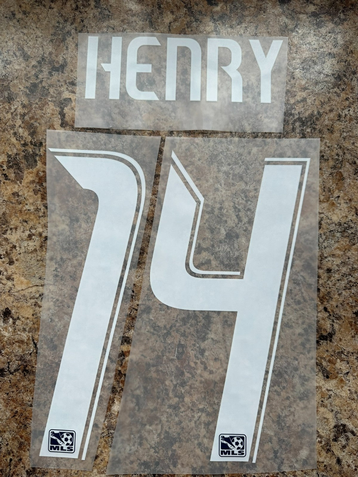Henry #14 2008-2013 MLS New york Red bulls Player Size Nameset UK stock