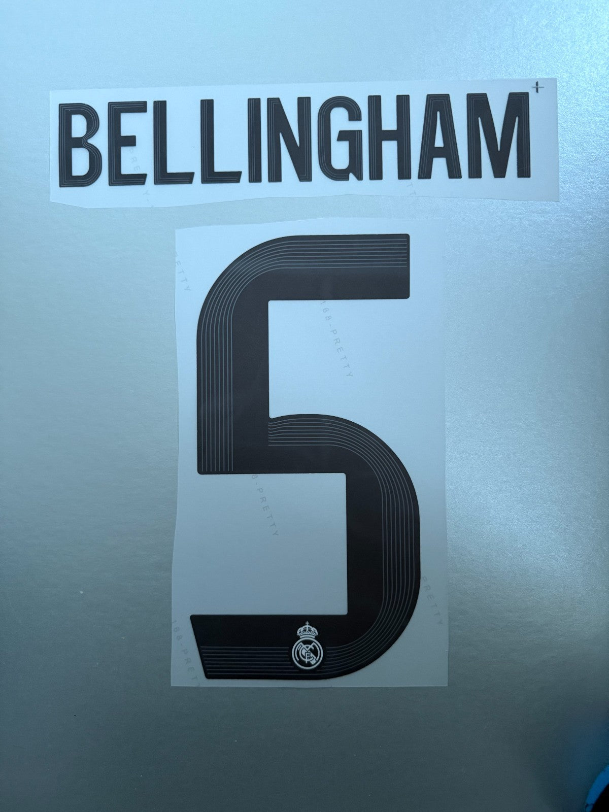 Bellingham #5 2025-2026 Home Real Madrid Player Size Nameset UK stock