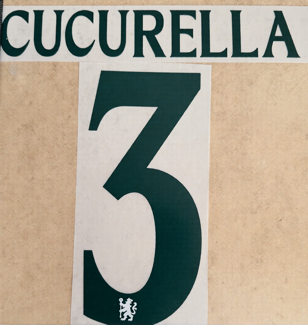 CHELSEA Cucurella 3 2025-2026 AWAY PLAYER SIZE CL NAMESET