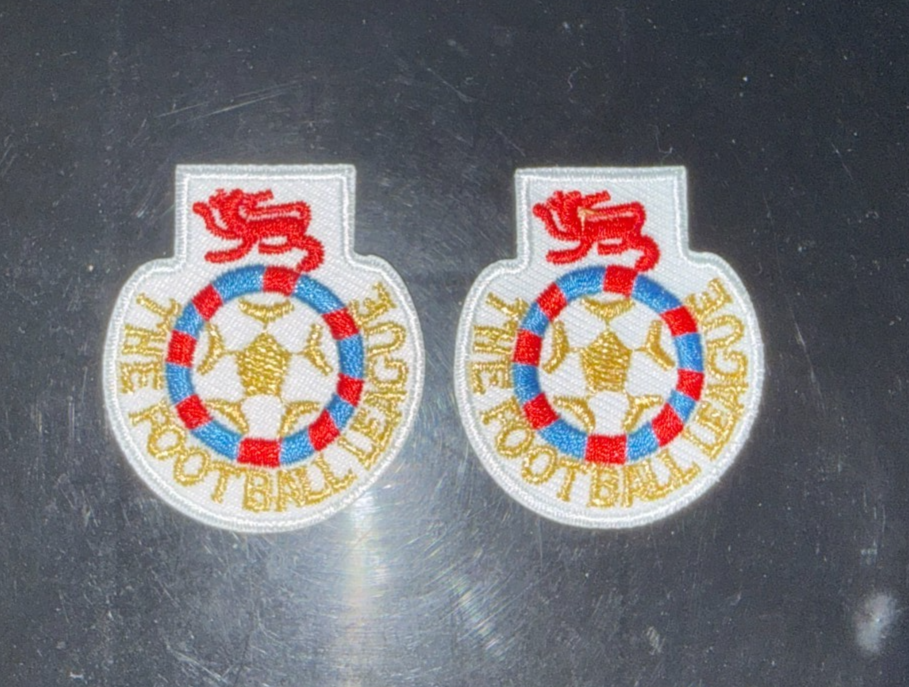 Football League 1988-1992 Champions patch player size Iron On Heat Press badge