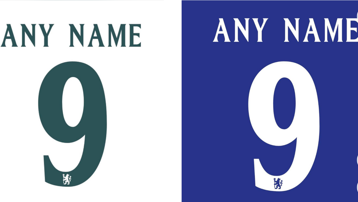 CHELSEA ANY NAME AND NUMBER 2025-2026 HOME AWAY PLAYER SIZE