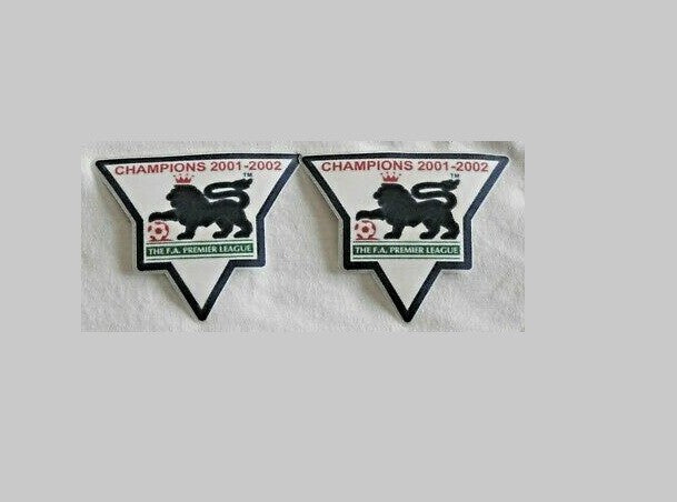 2001-2002 Champions premier league patch player size Iron On Arsenal UK STOCK