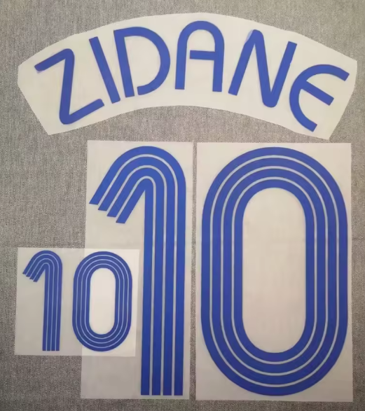 ZIDANE FRANCE WORLD CUP 2006 AWAY PLAYER SIZE BLUE