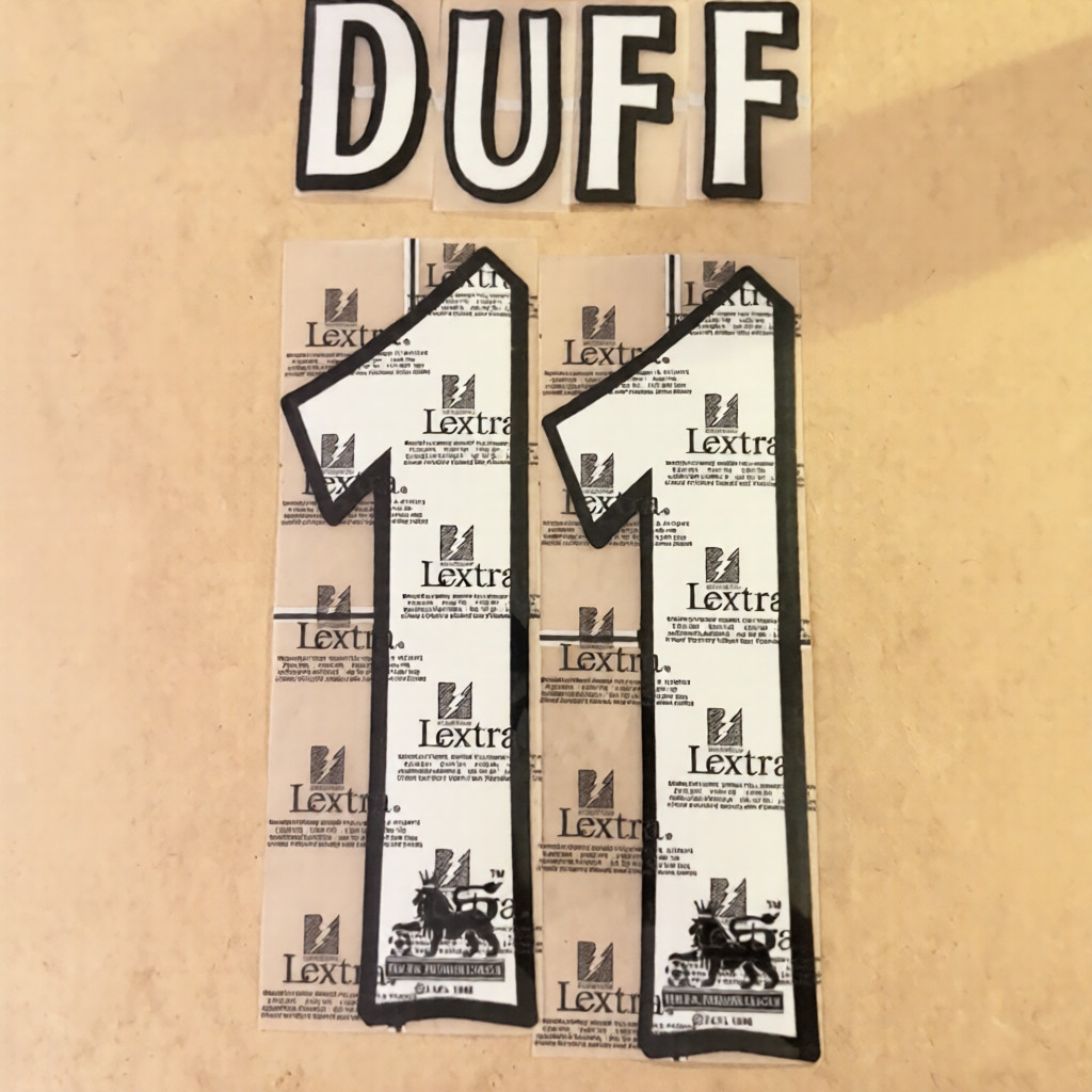 Duff #11 1997-2007 Player Size Premier League White Nameset Chelsea UK STOCK