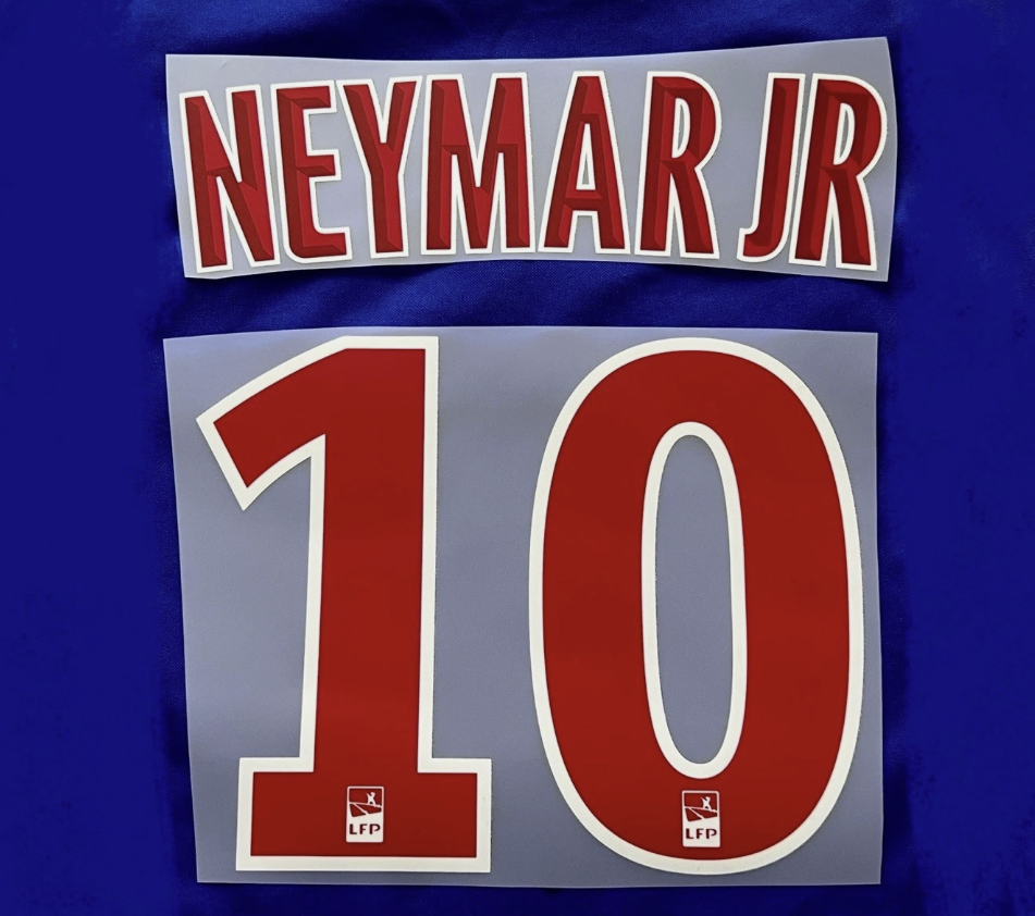 Neymar Jr 10 PSG Paris Saint Germain Home nameset player size football shirt