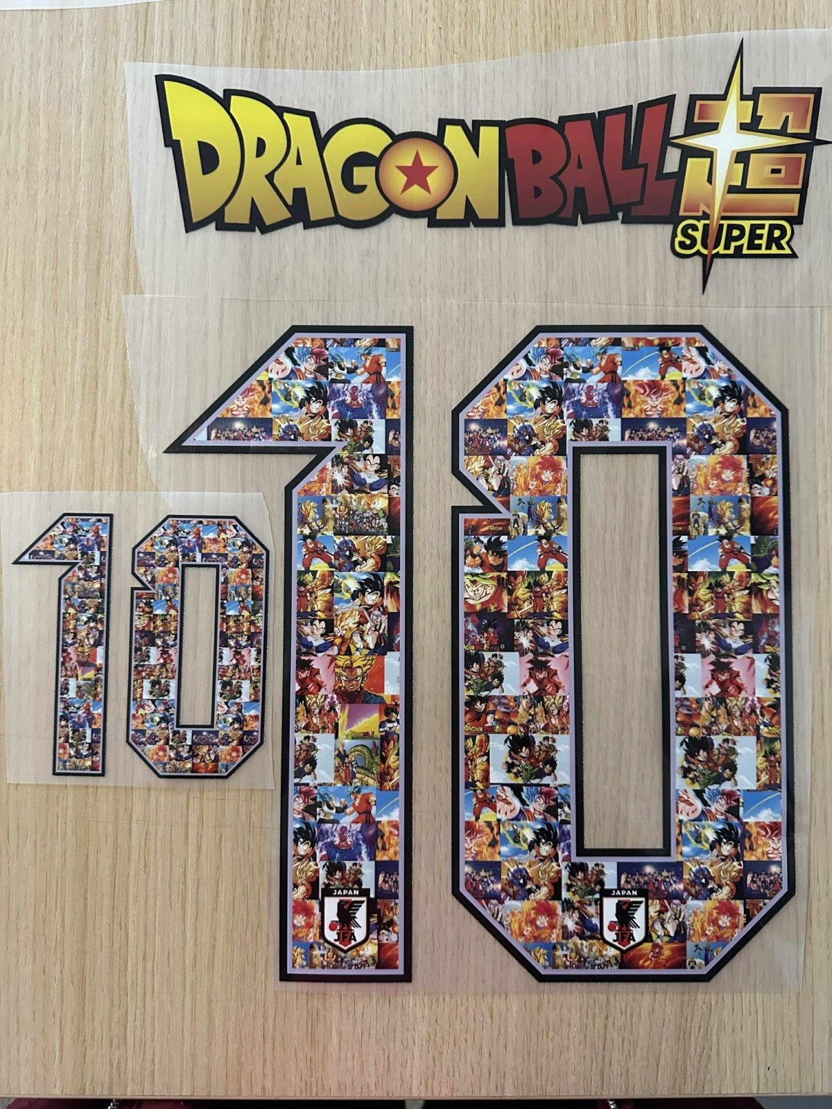 Dragon ball #10 Special Japan Home 2024-2026 Player Size Nameset Football