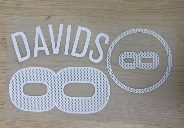 Davids #8 Holland Euro 2004 Home Player Size Nameset Football