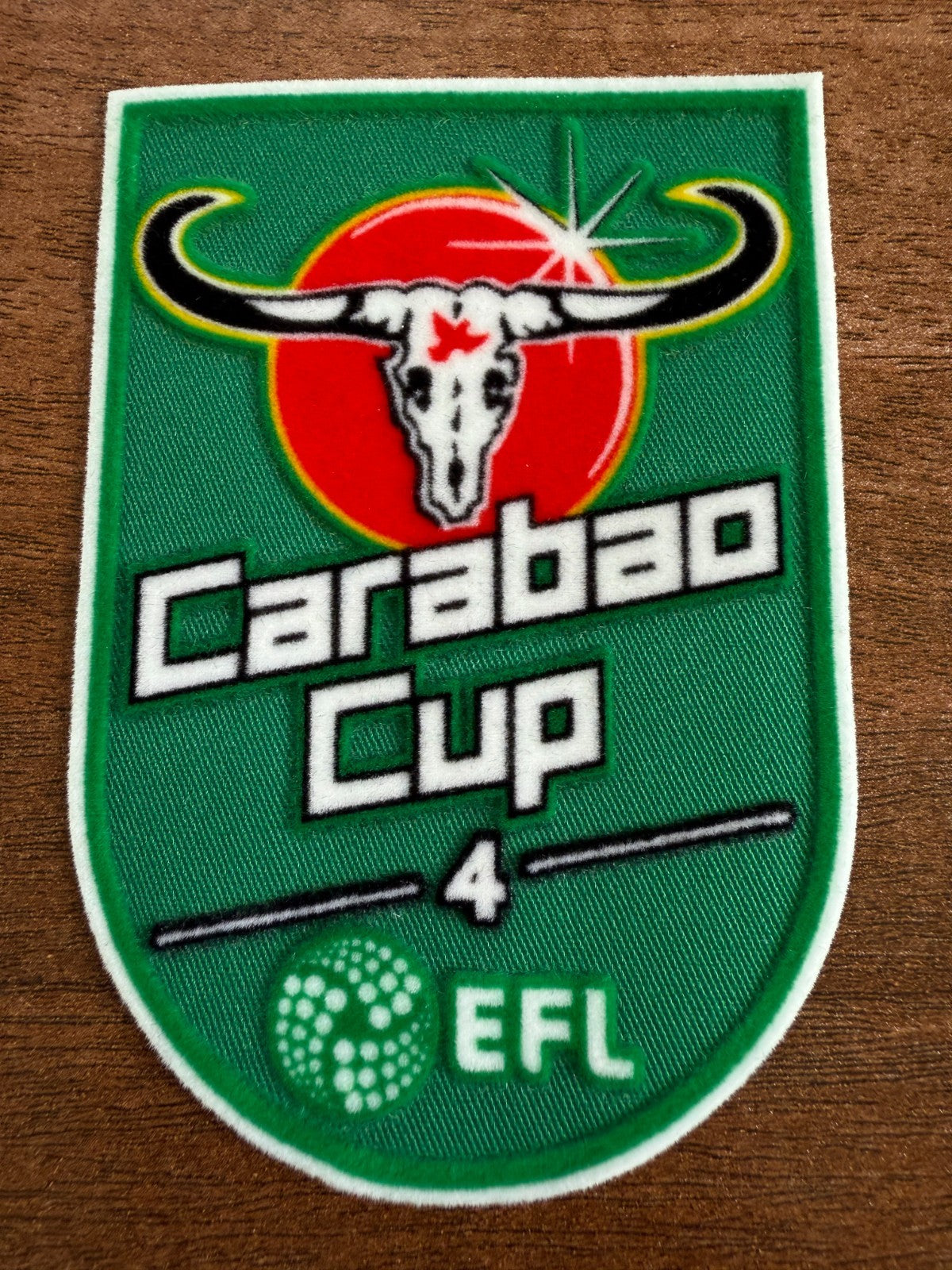 Carabao Felt Cup 4 winners patch player size Iron On Heat 2025 Spurs Forest