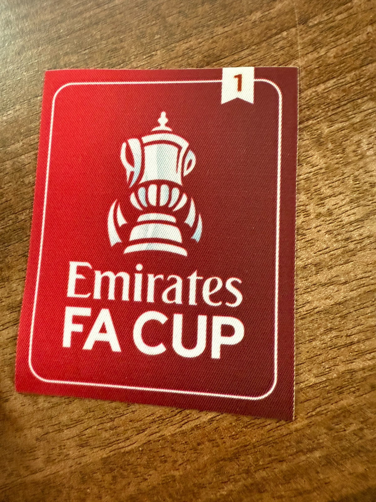 1 x Winners Leeds Southampton Fly Emirates Fa Cup patch player badge 2020-2021