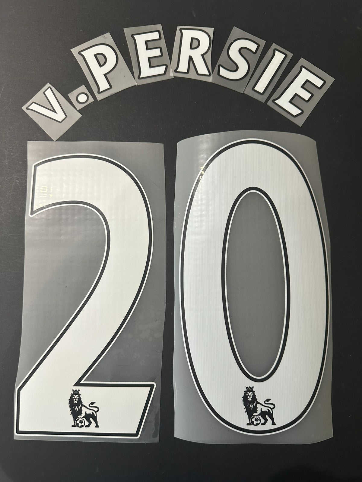 V.Persie #20 2013-2015 Manchester United Player Size Premier League Nameset UK