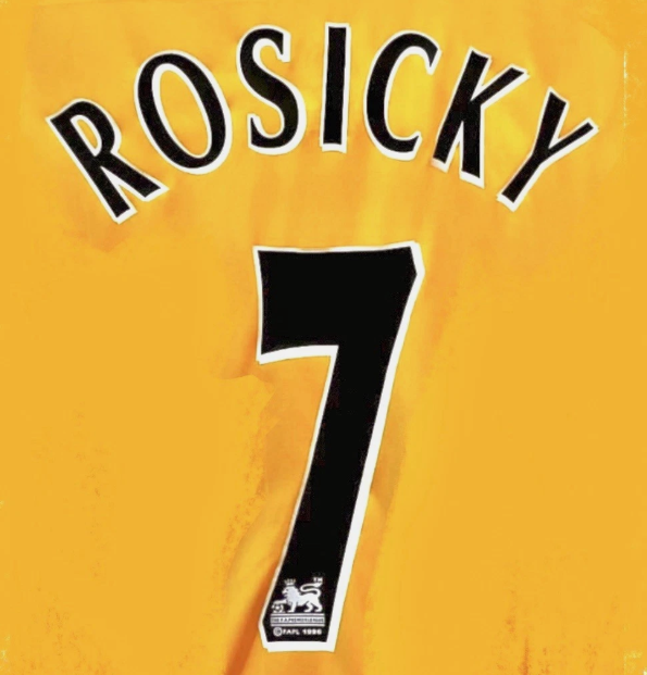 ARSENAL 1997-2007 Rosicky 7 Away PLAYER SIZE
