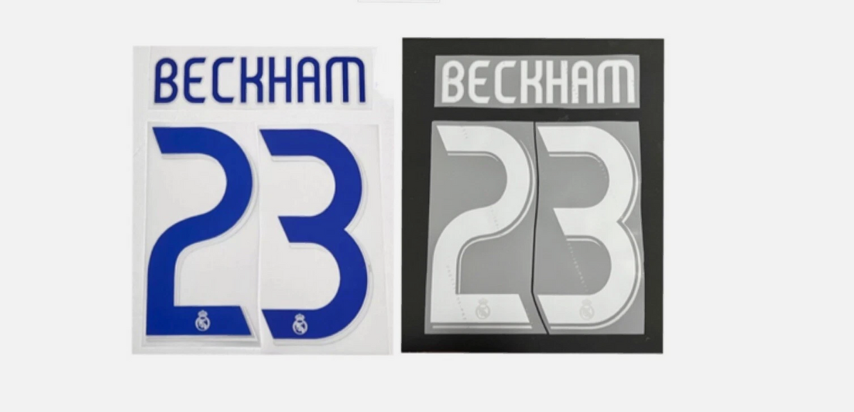 Beckham 7 2008-2009 Player Size MLS Galaxy LA Home and Away Choose one Nameset