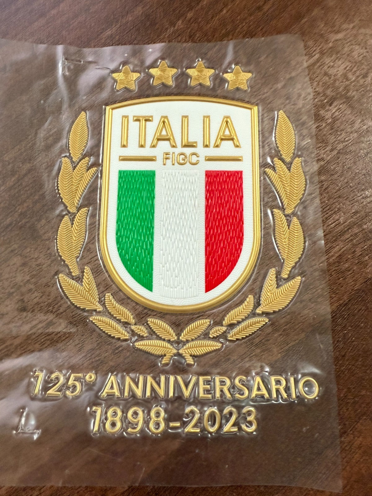Italia National Team 125 Anniversary 1898 - 2023 Silicon Iron On Patch Badge