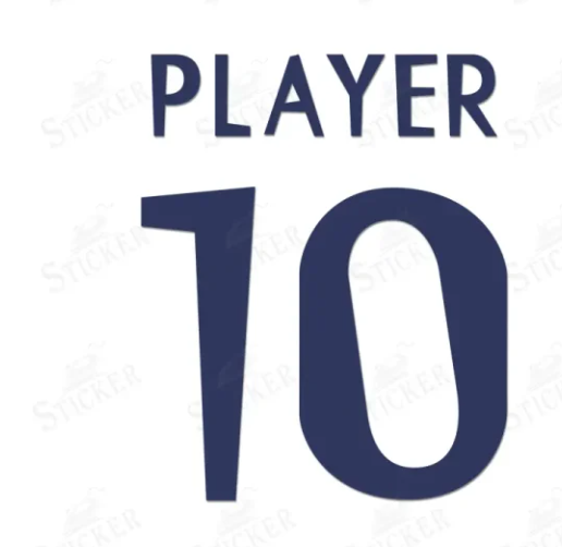 Real Madrid player Size 1998-2000 Home Any Name Nameset Soccer Football