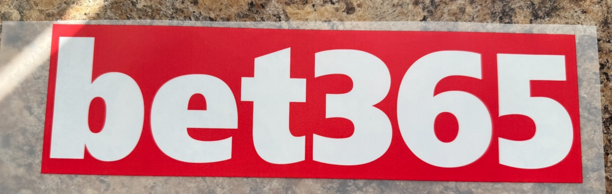 Bet 365 Sponsor Patch Stoke City PLASTIC Repro for Football Shirt