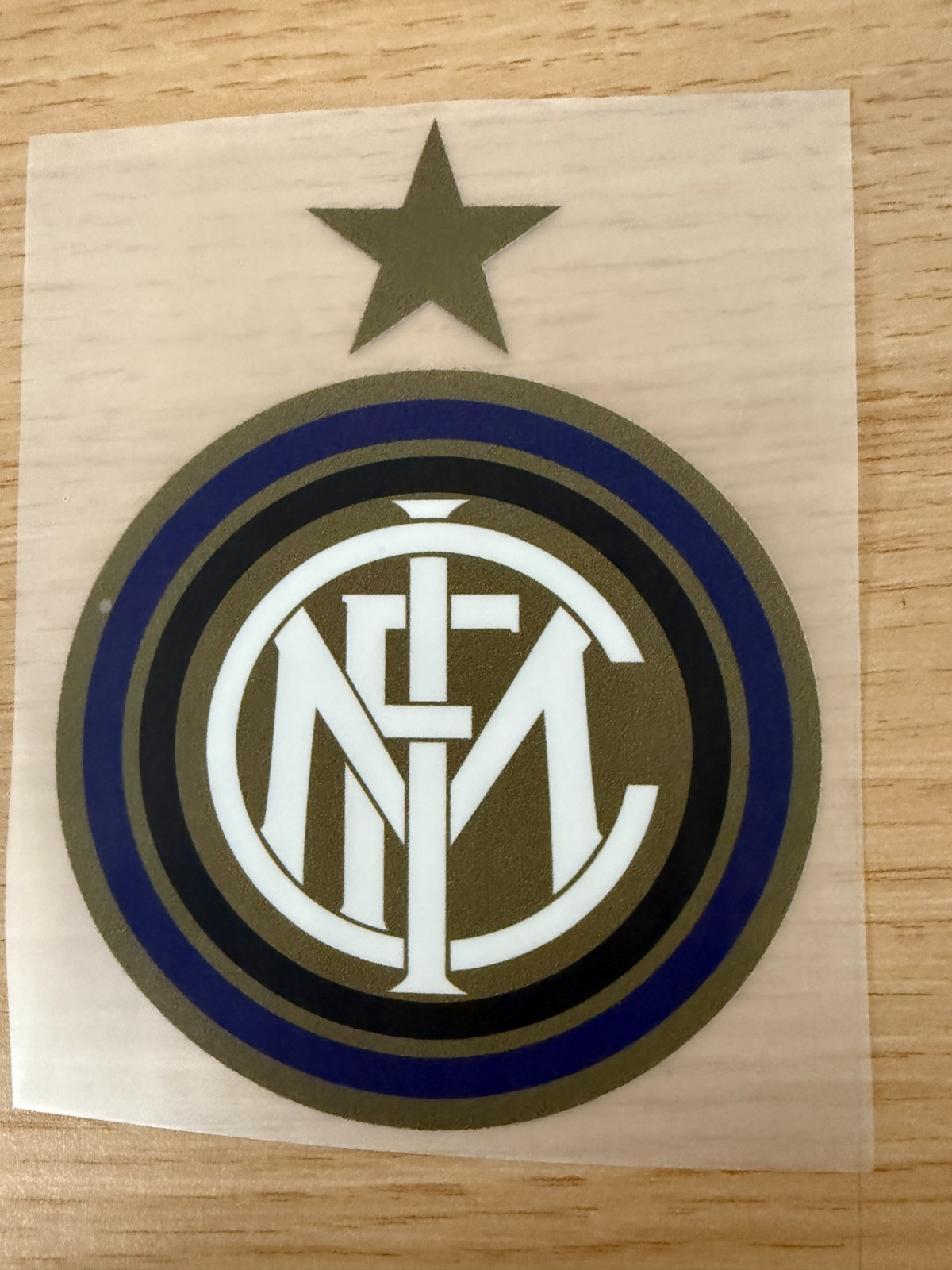 Inter Milan Football DTF Flat Iron On Patch Badge Approx Retro