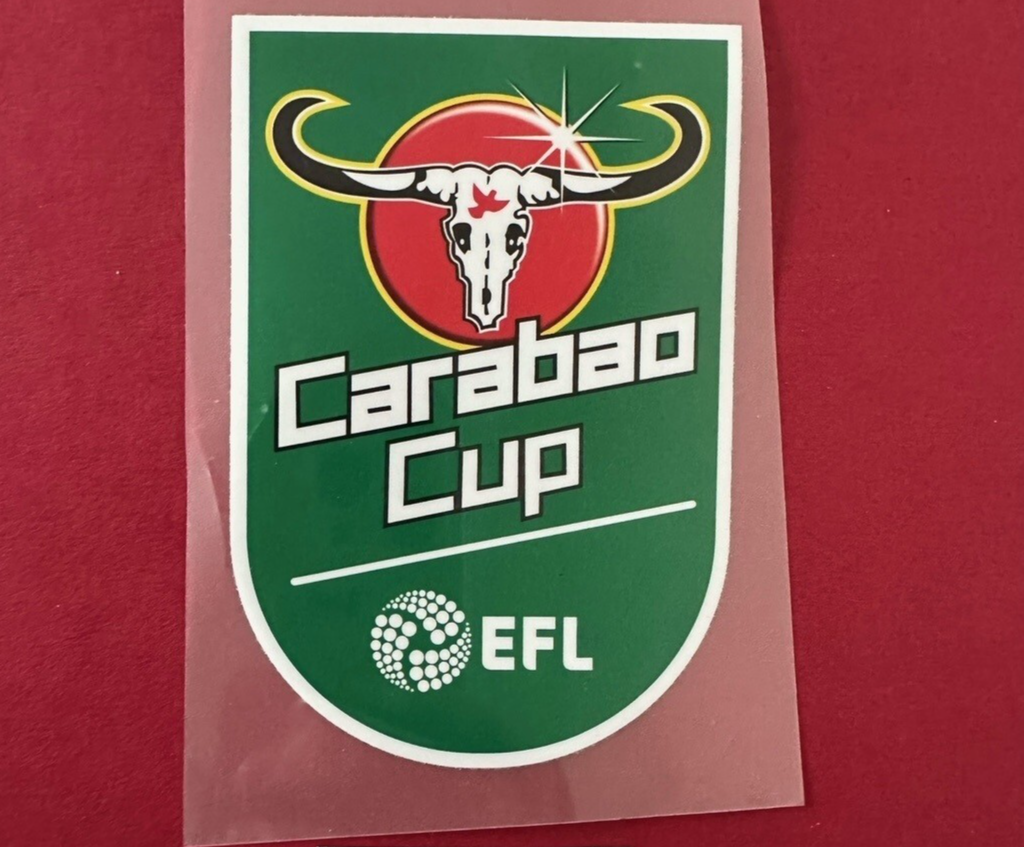 2022-24 Carabao Plastic Cup patch player size Iron On Heat Press Final UK STOCK
