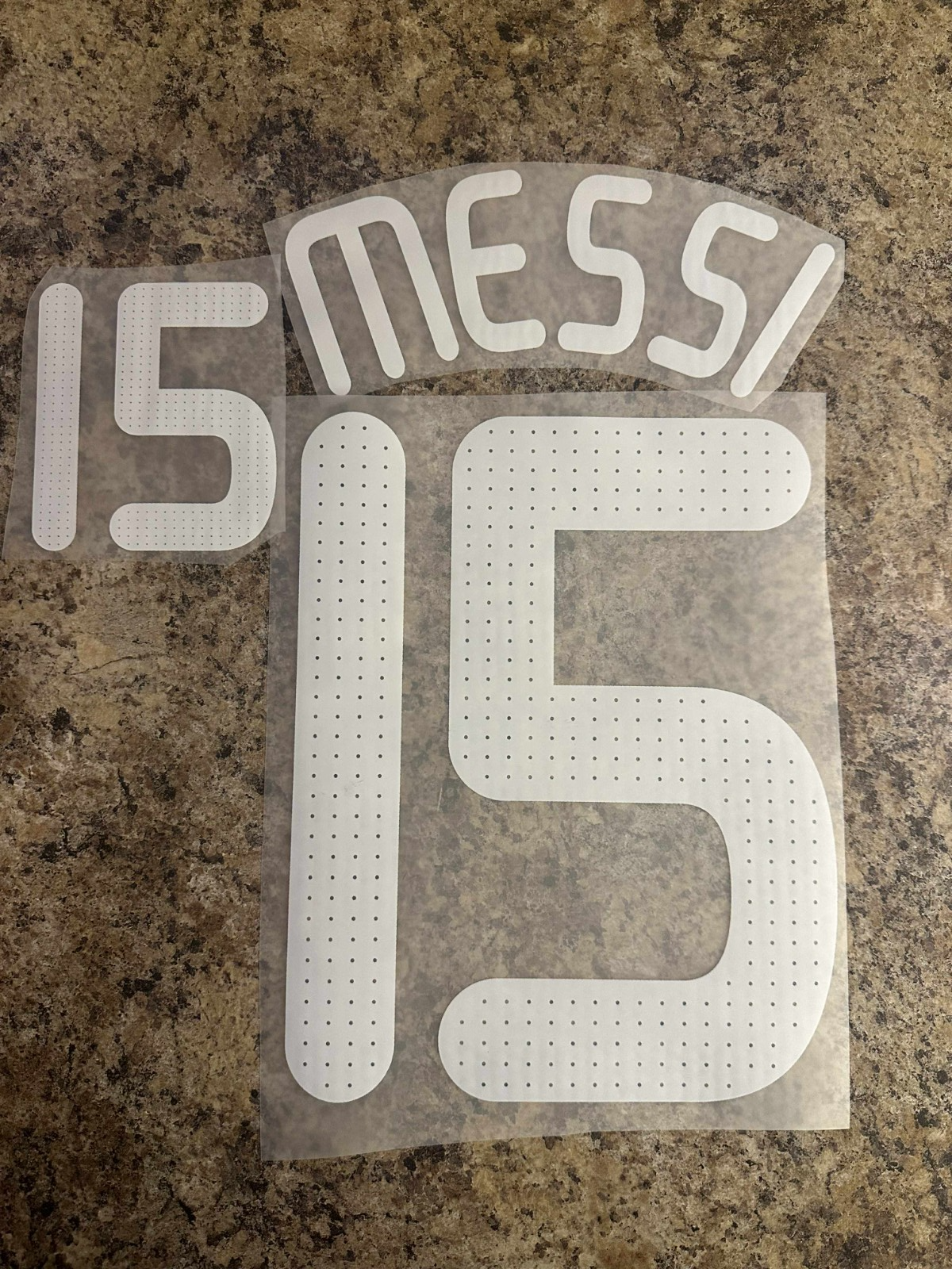 MESSI 15 ARGENTINA 2008-2009 NAMESET PLAYER SIZE WHITE