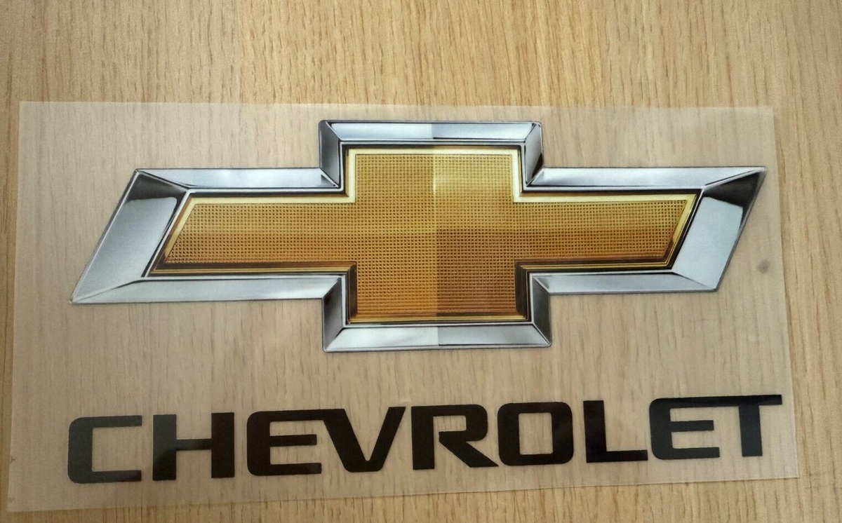Chevrolet Manchester United Replacement Sponsor Patch Plastic Repro for Shirt