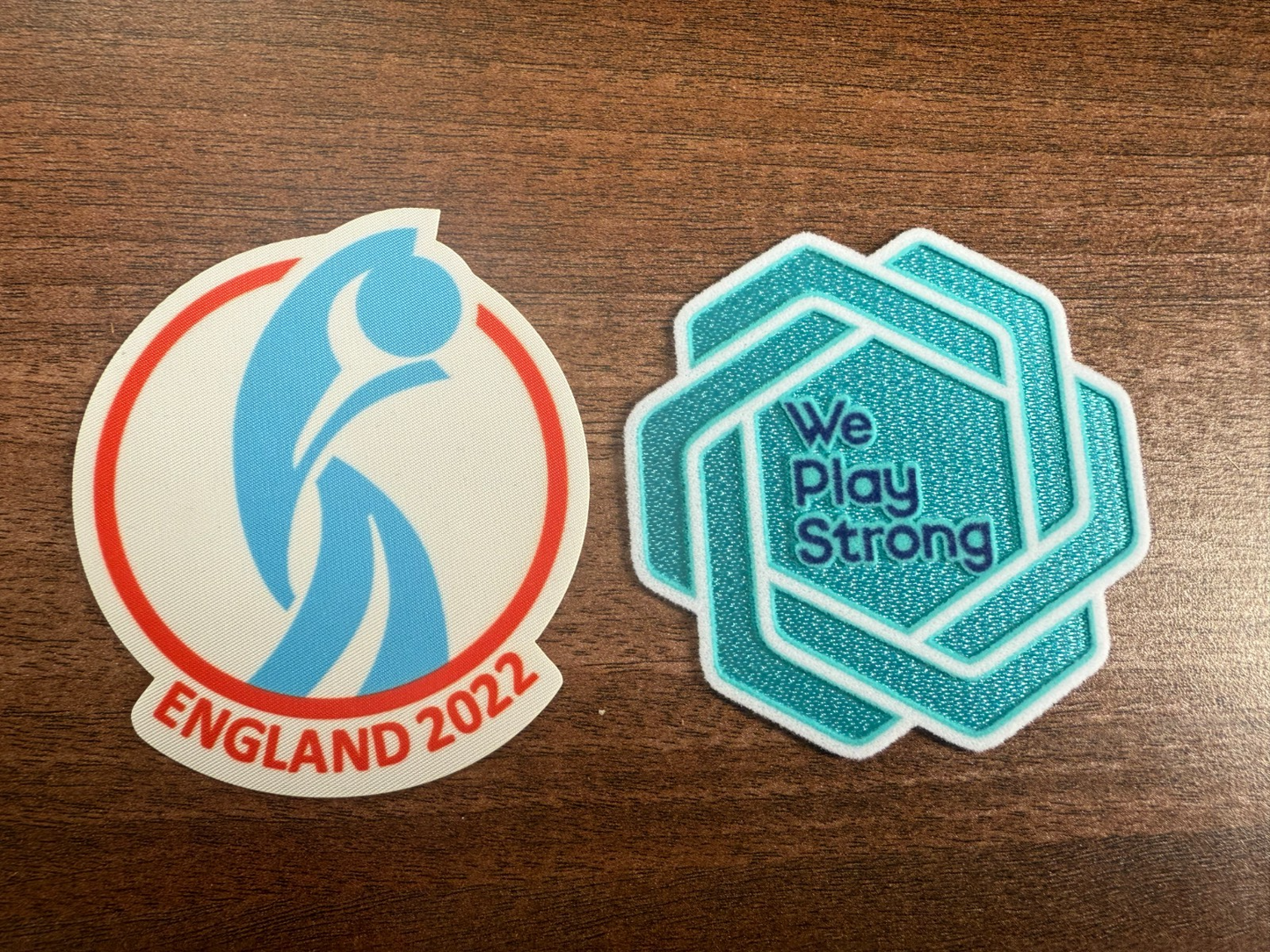 Lionesses Euro England 2022 Womens We play patch badge player size Euros iron