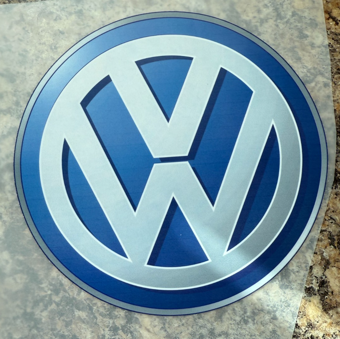 VW Volkswagen Sponsor Patch Sheffield Wolfsberg PLASTIC Repro for Football Shirt
