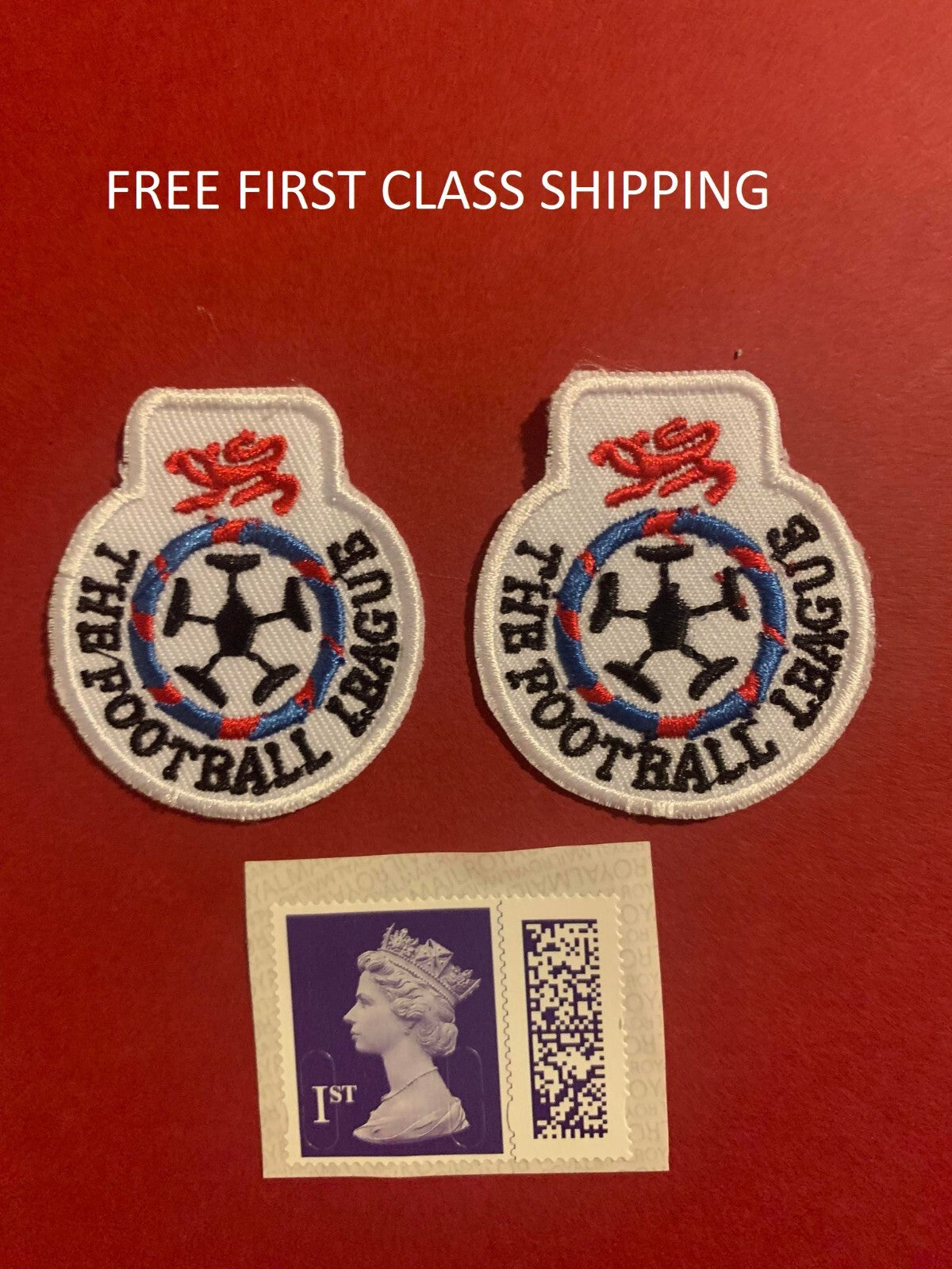 Football League 1988-1992 patch player size Iron On Heat Press badge EFL