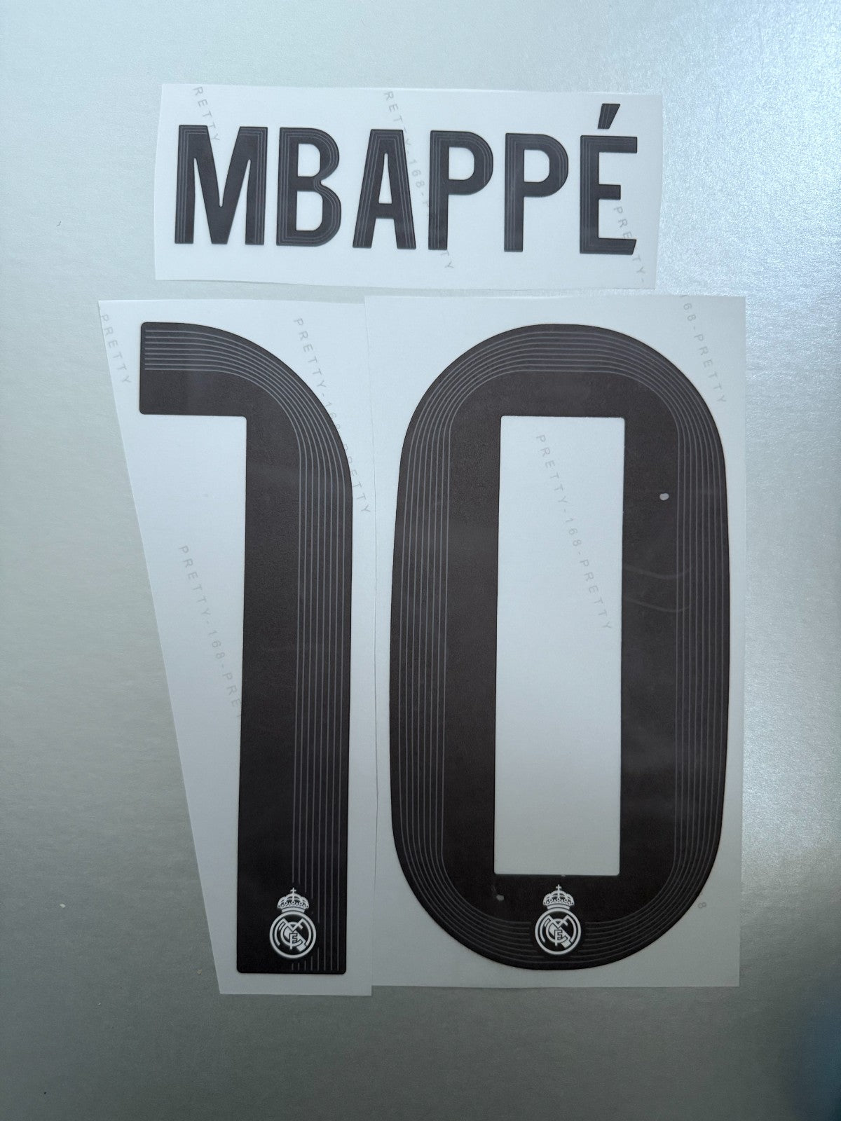 Mbappe #10 2025-2026 Home Real Madrid Player Size Nameset UK stock