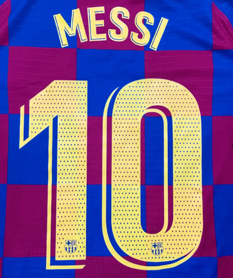 Messi 10 2019-2020 KIDS nameset and shorts number for football shirt