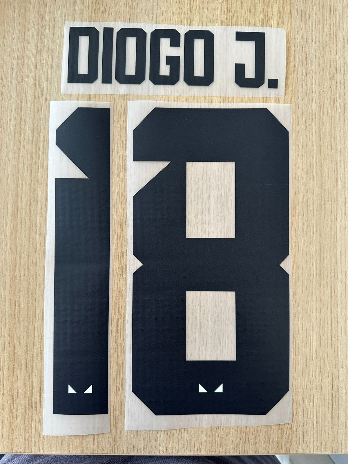 WOLVES CUP 2019-2020 DIOGO.J Jota 18 BLACK PLAYER SIZE NAMESET