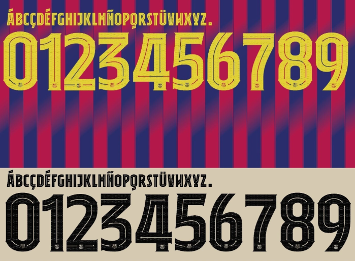 Any Name & Number Set For Barcelona Season 2025/2026 Home Away Football