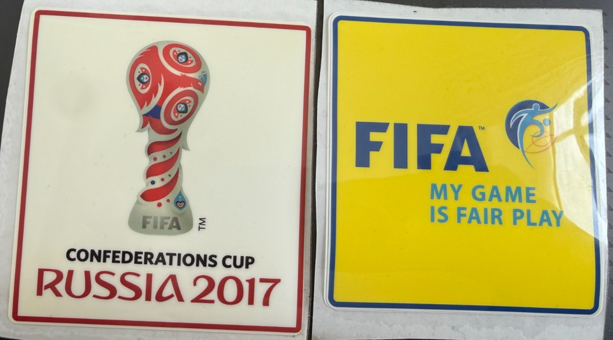 2017 Russia Confederations Cup patch player size Russia Germany Portugal Mexico
