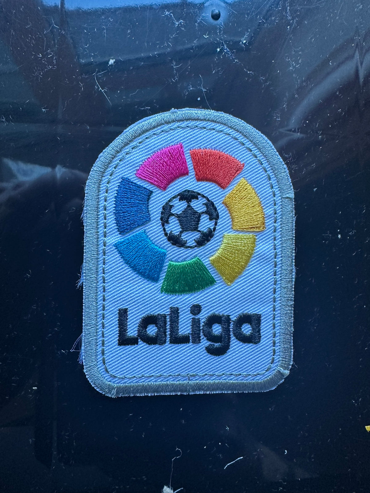 la liga 201-2023 patch embroidered badge barcelona real madrid atletico valencia football shirt