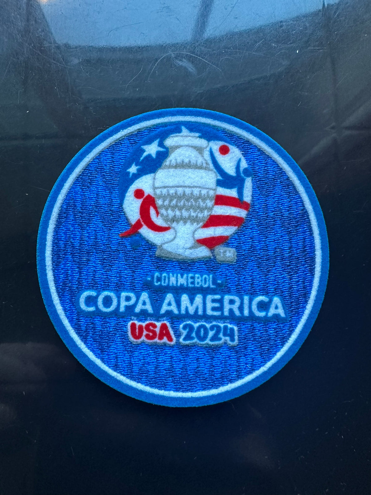conmebol copa america 2024 patch badge football shirt usa