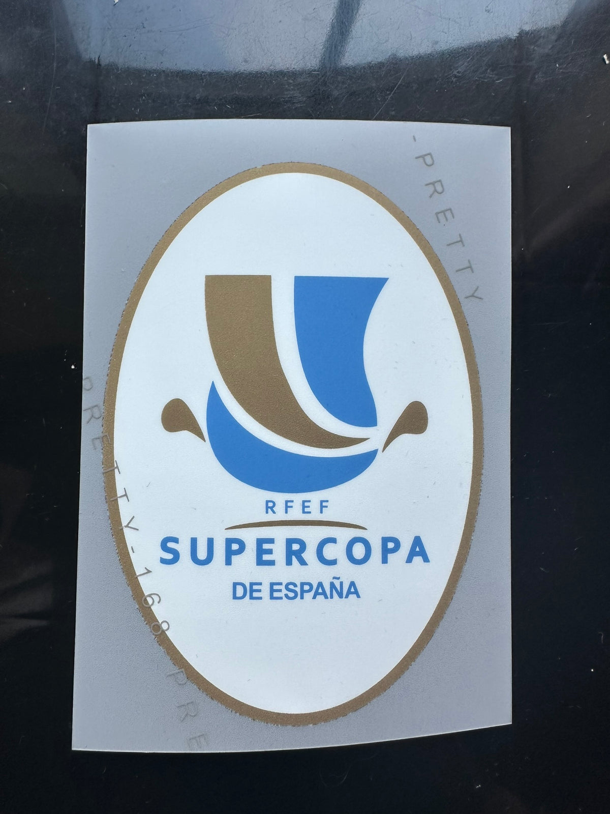 la liga supercopa patch badge for football shirt de espana