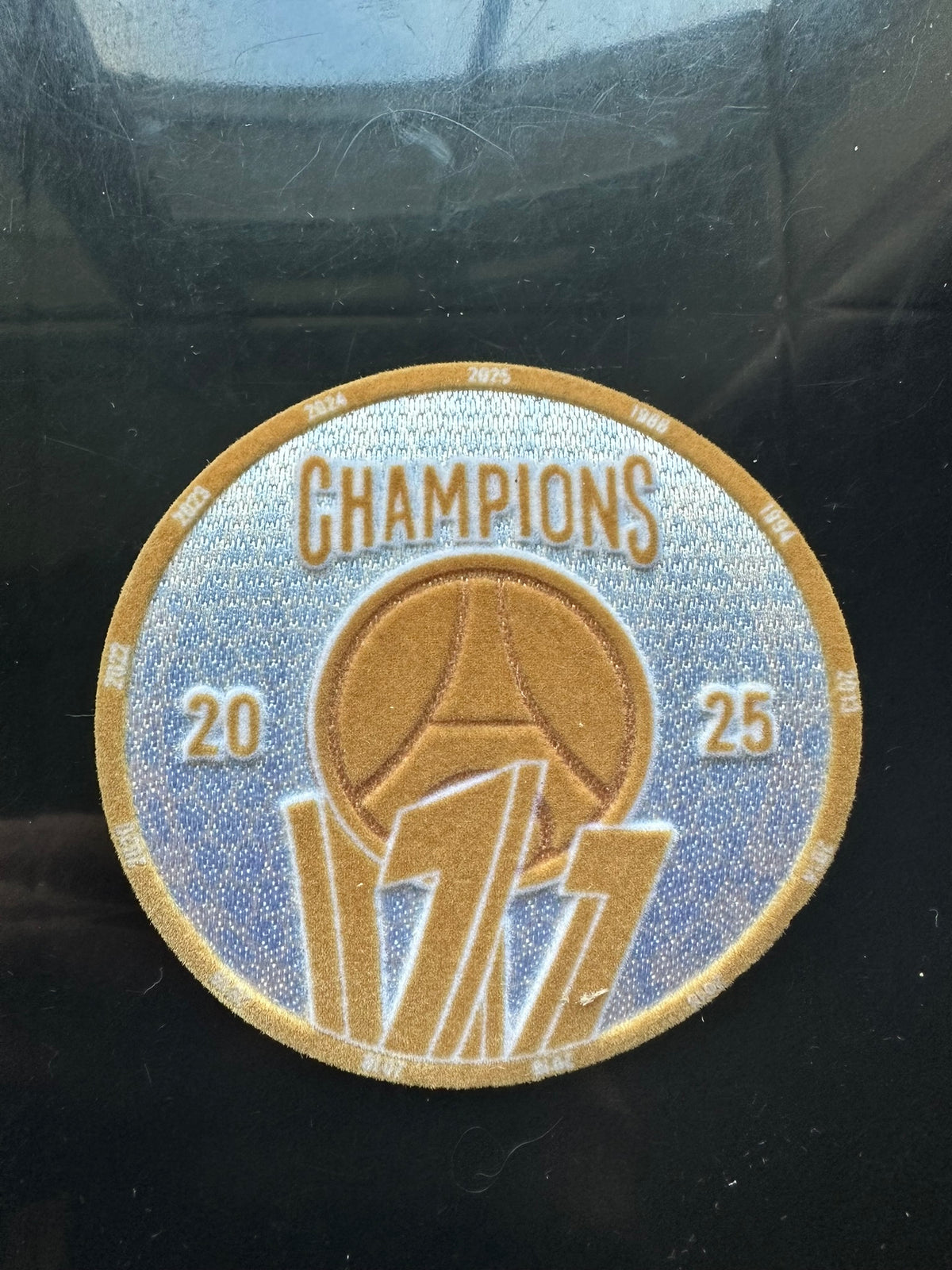 ligue 1 champion 2025 psg paris saint germain patch badge football shirt