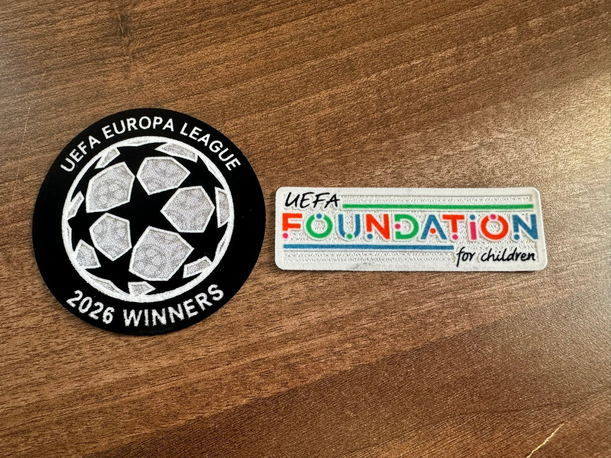 aston villa europa league winners 2026 sleeve patch set for football shirt