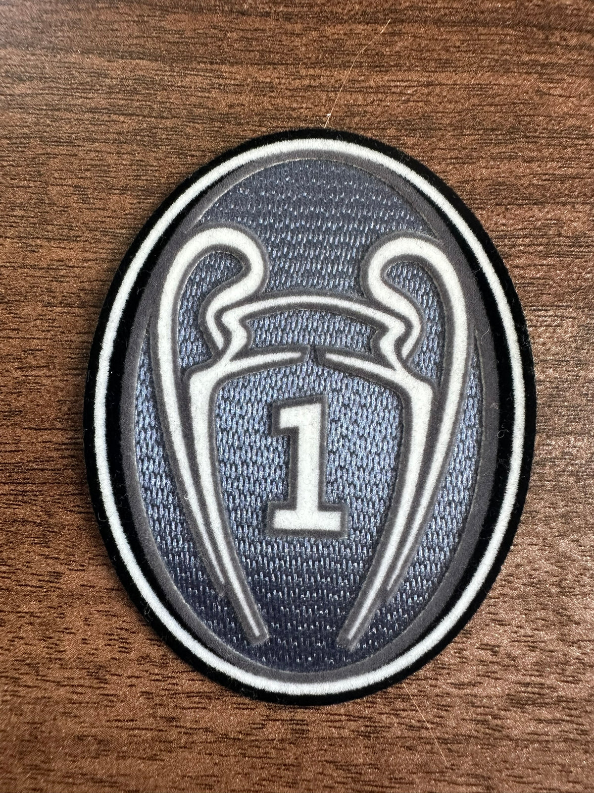 Champions League Trophy 1 badge of honour, patch for football shirt Villa, Dortmund, Celtic
