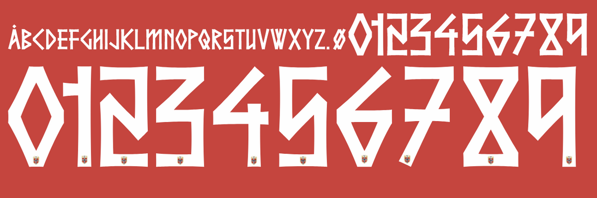 norway world cup 2026 name and number for home football shirt